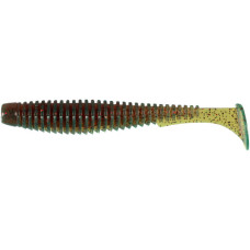 Силікон рибальський FishUP U-Shad 3" 019 - Motor Oil/Red (9шт/уп) (1864.13.95)