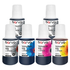 Чорнило Barva Epson 115 6x140 мл, secial OneKey, PB/C/M/Y/GY+pigmented BK (E115-140-MP) Чорнило Barva Epson 115 6x140 мл, secial OneKey, PB/C/M/Y/GY+pigmented BK (E115-140-MP)