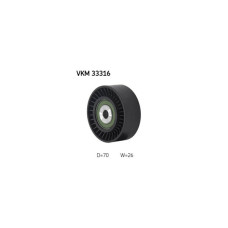 Ролик натягувача ременя SKF VKM 33316