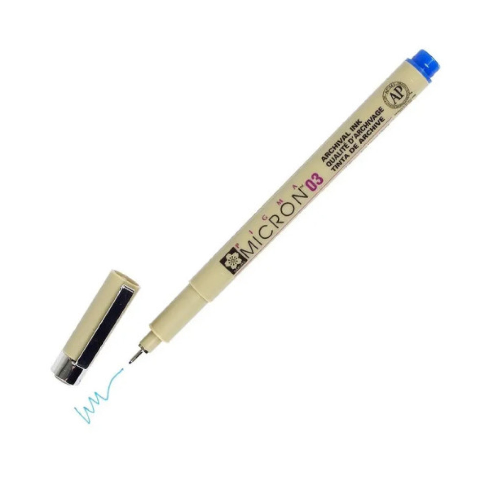 Лайнер Sakura Pigma Micron (0.3) 0,35 мм Синій (084511306394)
