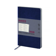 Тижневик Axent датований 2026 Partner City Soft 125х195, синій (8521-26-02-A)