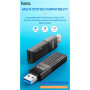 Зчитувач флеш-карт HOCO USB3.0 to microSD, microSDHC, microSDXC, SD, SDHC, SDXC, HB20 Black (6931474735218)