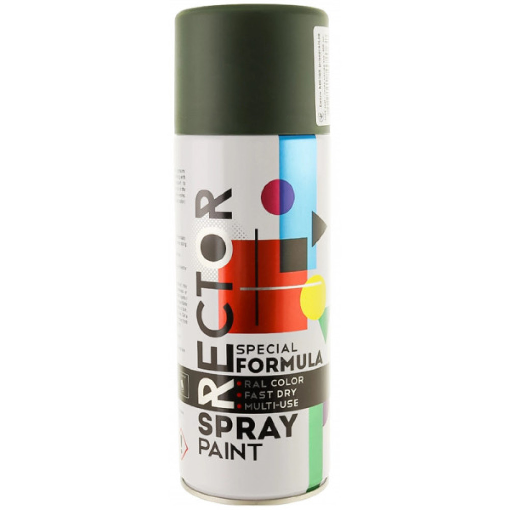 Аерозольна фарба для автомобіля RECTOR універсальна 6006 х.олива мат., в аер. упаковці, 400мл (000023044)