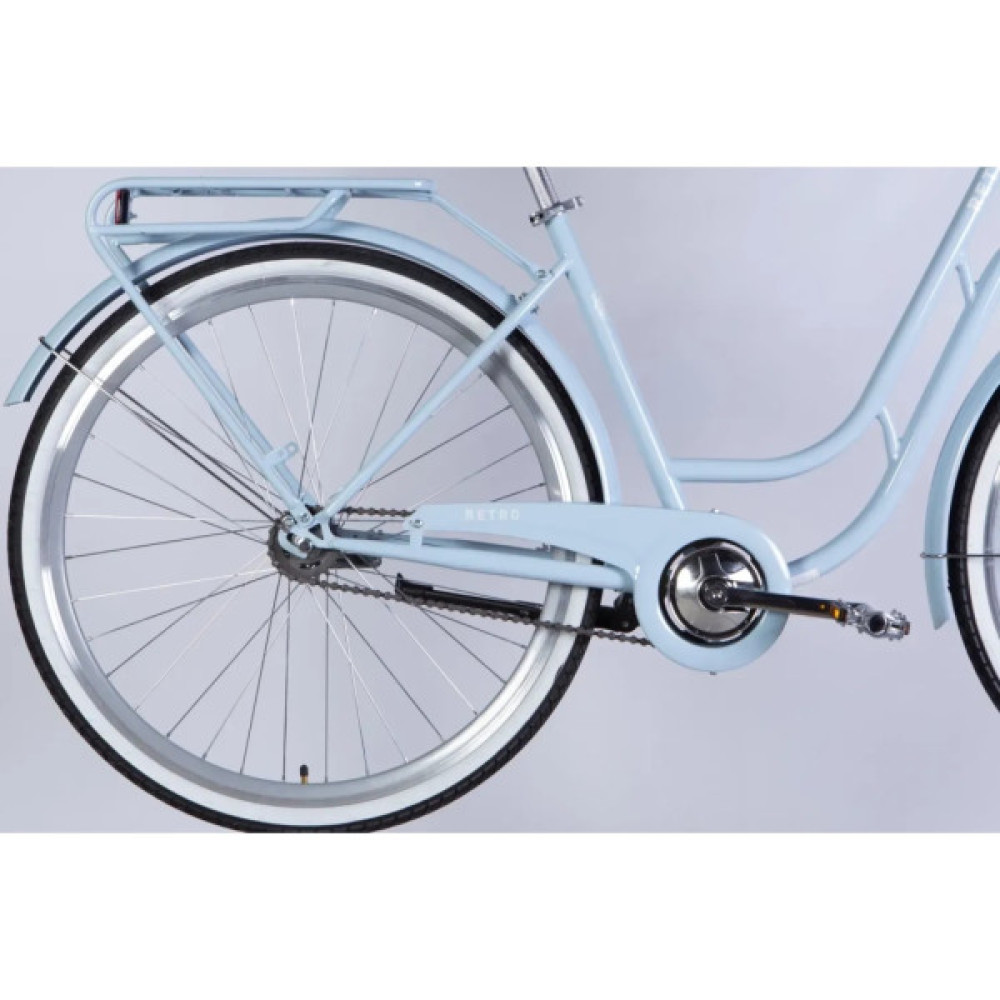Велосипед Dorozhnik 28" RETRO Velosteel рама-19" 2025 блакитний (OPS-D-28-434)