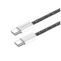Дата кабель USB-C to USB-C 2.0m (braided cotton) (PD Fast Charging 60W) 3.0А black ColorWay (CW-CBPDCC068-BK) Дата кабель USB-C to USB-C 2.0m (braided cotton) (PD Fast Charging 60W) 3.0А black ColorWay (CW-CBPDCC068-BK)