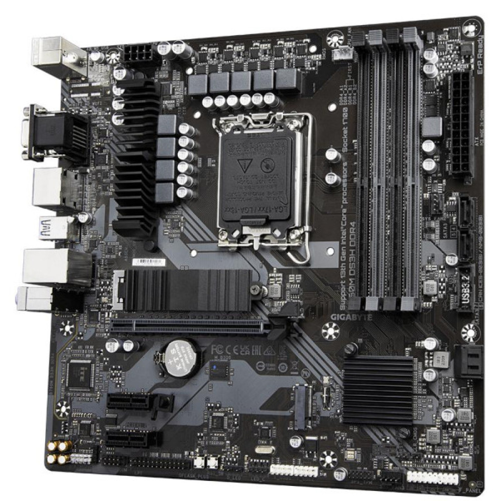 Материнська плата GIGABYTE B760M_DS3H_DDR4 s1700 B760 2xDDR4 HDMI DP mATX