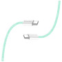 Дата кабель USB-C to USB-C 1.0m 60W 3.0А green ColorWay (CW-CBPDCC061-G) Дата кабель USB-C to USB-C 1.0m 60W 3.0А green ColorWay (CW-CBPDCC061-G)