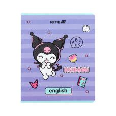 Зошит Kite предметний Kuromi 48 аркуші, лінія, английська мова (HK25-240-8)