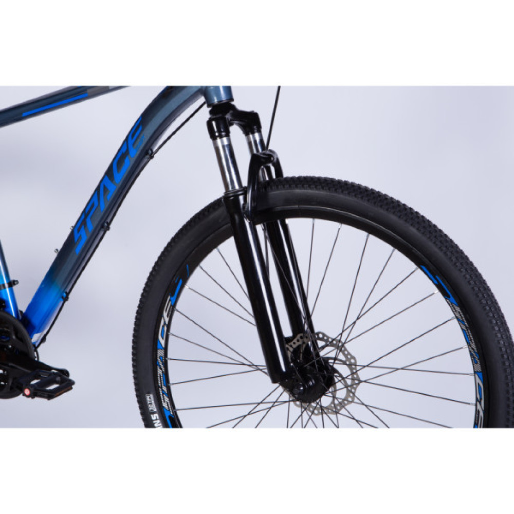 Велосипед Space 29" MERCURY DD FR рама-20" AL 2026 сіро-синій (OPS-SP-29-180)