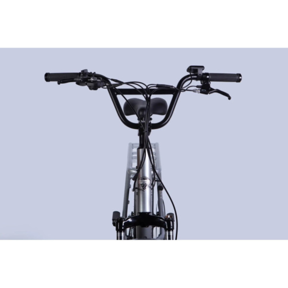 Електровелосипед Dorozhnik 20" ADAMANT DD FR рама-18,5" 8B 17.5А*г 500Вт 2026 срiблястий (ELB-D-20-076)