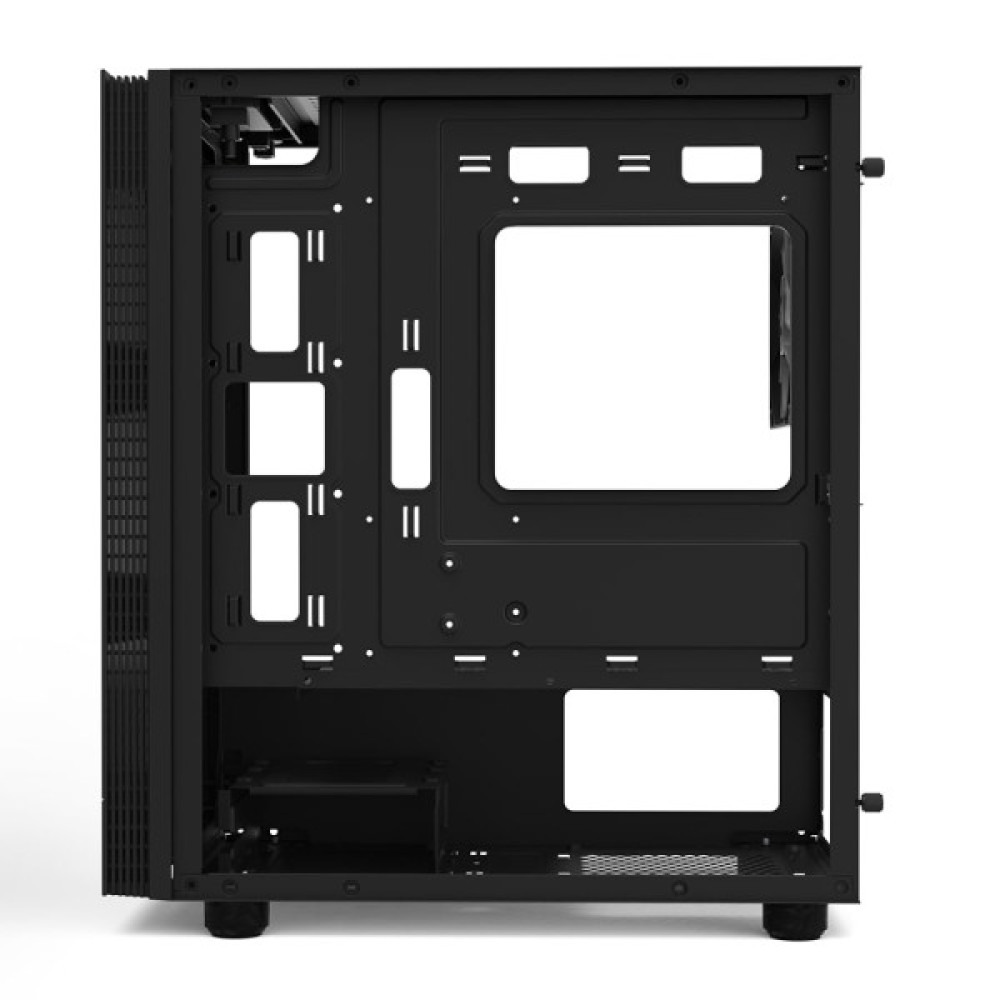 Корпус Zalman T4 Plus без БЖ, 2xUSB3.0, 1xUSB2.0, 1x120мм ARGB, VGA 320мм, LCS ready, TG Side Panel, mATX, чорний