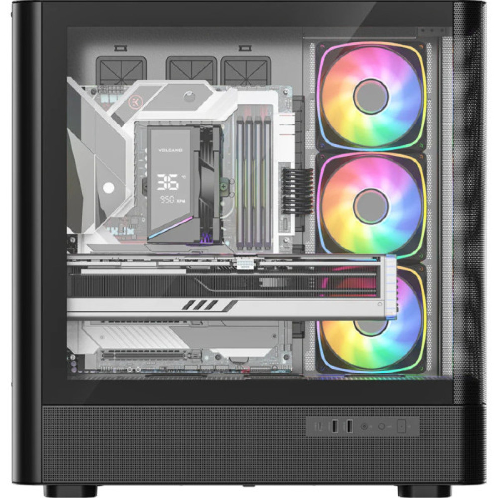Корпус для ПК Modecom VOLCANO AQ500 ARGB (MC-A-AQ500-4FA-B)