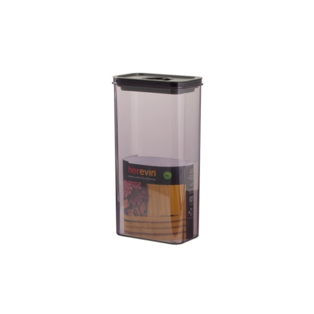 Харчовий контейнер Herevin Canister-Vacuum Lid-White-Black вакумна кришка 3 л (161194-000)