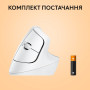 Мишка Logitech Lift for Mac Vertical Ergonomic Mouse Off White (910-006477) Мишка Logitech Lift for Mac Vertical Ergonomic Mouse Off White (910-006477)