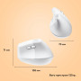 Мишка Logitech Lift for Mac Vertical Ergonomic Mouse Off White (910-006477) Мишка Logitech Lift for Mac Vertical Ergonomic Mouse Off White (910-006477)