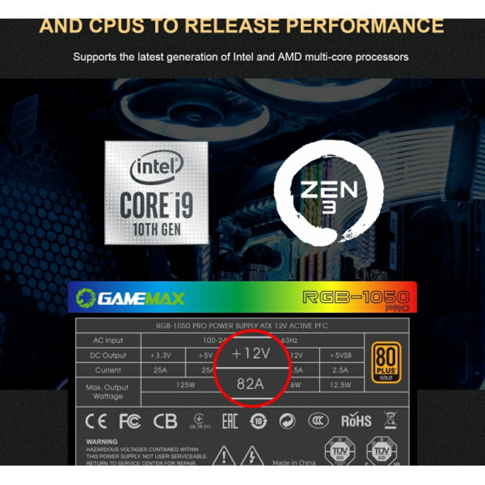 GAMEMAX RGB-1050 PRO