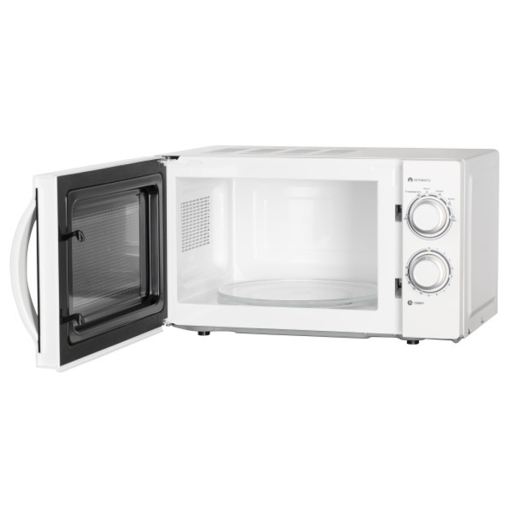 Мікрохвильова піч ARDESTO, 20л, мех.керув., 700Вт, відкр.ручкою, білий