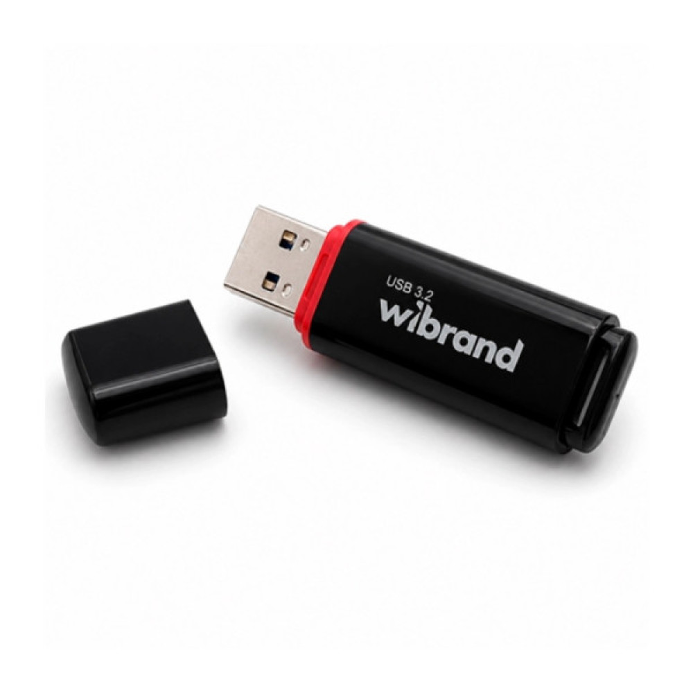 USB флеш накопичувач Wibrand 16GB Scarab Black USB 3.2 (WI3.2/SC16P11B)
