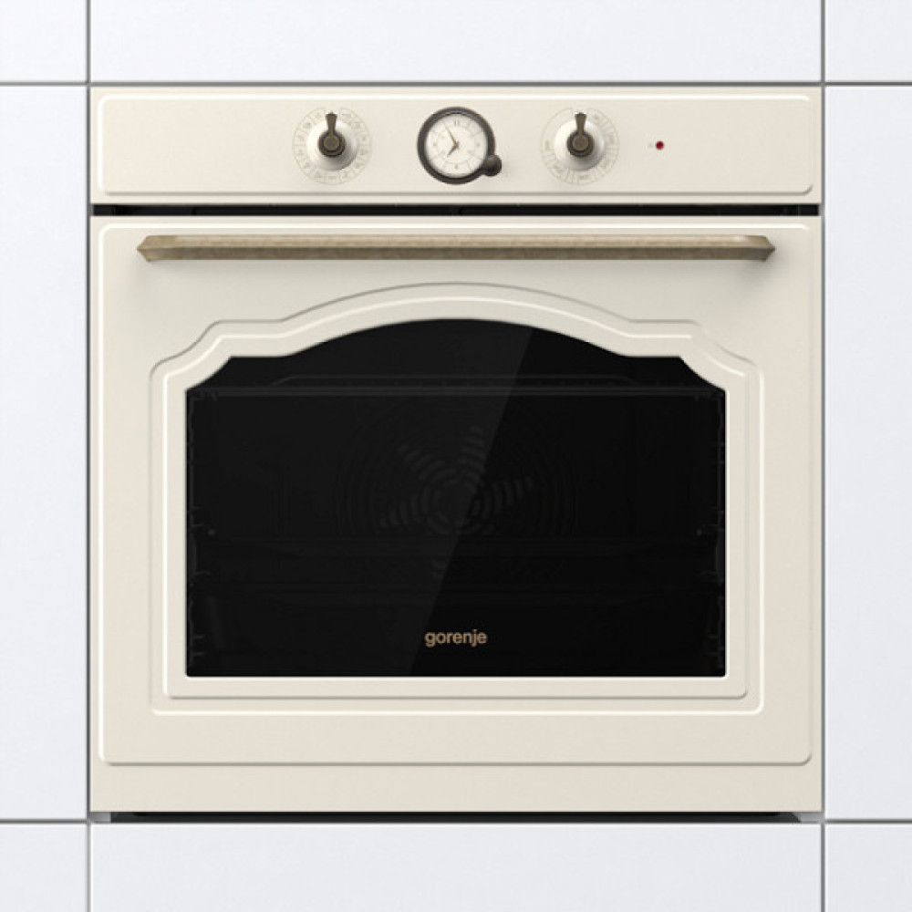 Духова шафа Gorenje електрична, 77л, A+, шампань
