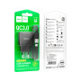 Зарядний пристрій HOCO C140A Smart USB QC3.0 + cable USB to USB-C Black (6942007627825) Зарядний пристрій HOCO C140A Smart USB QC3.0 + cable USB to USB-C Black (6942007627825)