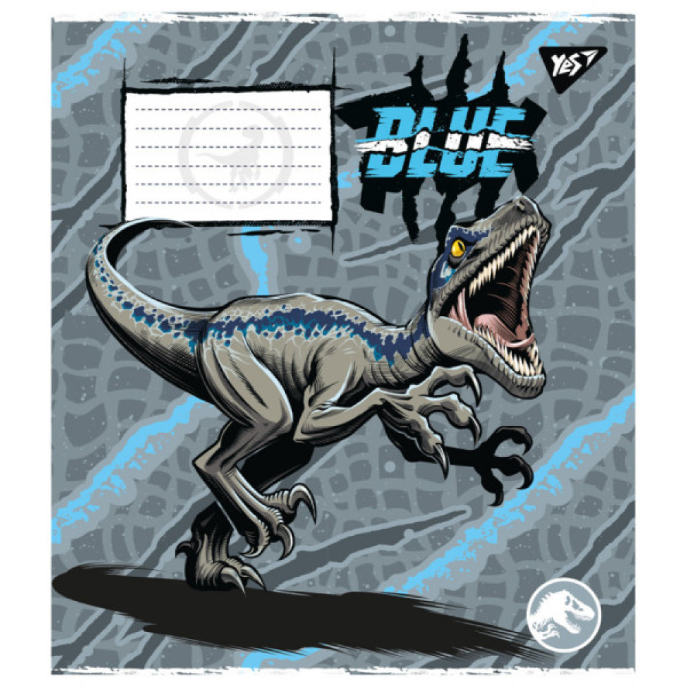 Зошит Yes Jurassic world 12 аркушів лінія (767225)
