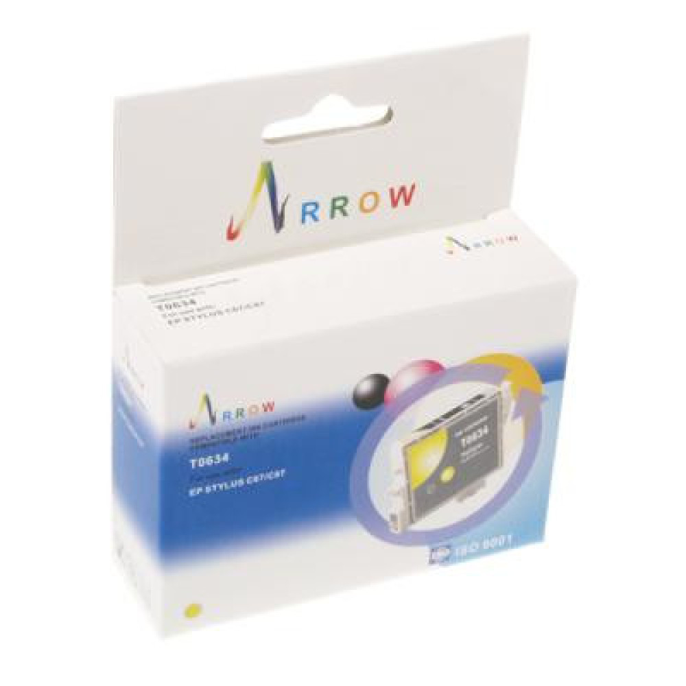 Картридж Arrow Epson Stylus C67/CX3700/CX4700 Yellow (T0634) Картридж Arrow Epson Stylus C67/CX3700/CX4700 Yellow (T0634)
