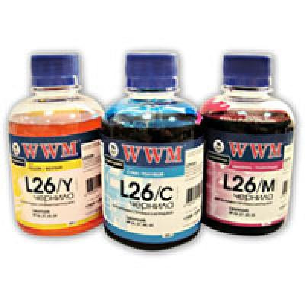 Чорнило WWM Lexmark 26/27(10N0026/0227) Yellow (L26/Y)