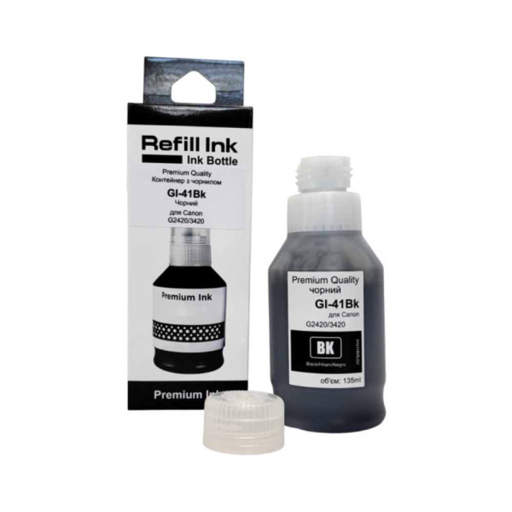 Чорнило Premium Quality Canon GI-41Bk 135мл Black (70264923)