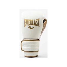 Боксерські рукавички Everlast PowerLock Boxing Training Gloves P00003049 білий, золотий 12 унцій (009283620110)