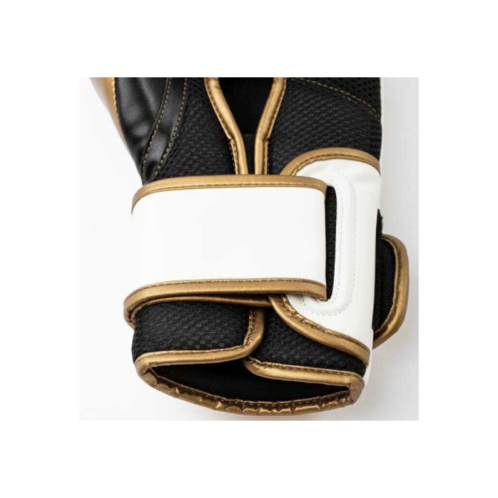 Боксерські рукавички Everlast PowerLock Boxing Training Gloves P00003049 білий, золотий 12 унцій (009283620110)