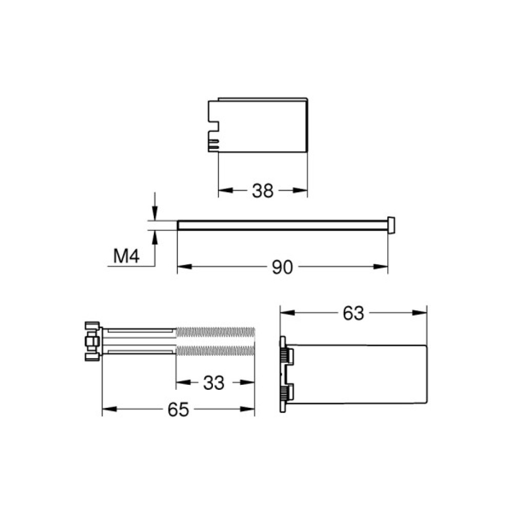 Змішувач Grohe 14048000 (CV030550)
