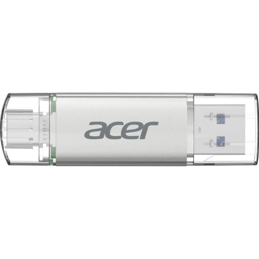 USB флеш накопичувач Acer 32GB UP300 Silver USB 3.2/Type-C (BL.9BWWA.588)