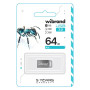 USB флеш накопичувач Wibrand 64GB Ant Silver USB 3.2 Gen 1 (USB 3.0) (WI3.2/AN64M4S) USB флеш накопичувач Wibrand 64GB Ant Silver USB 3.2 Gen 1 (USB 3.0) (WI3.2/AN64M4S)