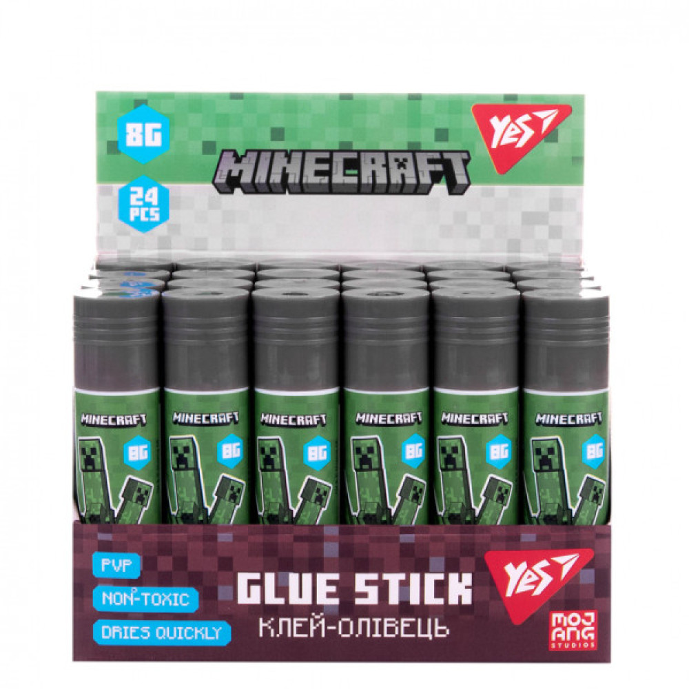 Клей Yes олівець PVP Minecraft 8г (320303)