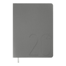 Тижневик Buromax датований 2025 STEEL, А5 срібло (BM.2127-24)