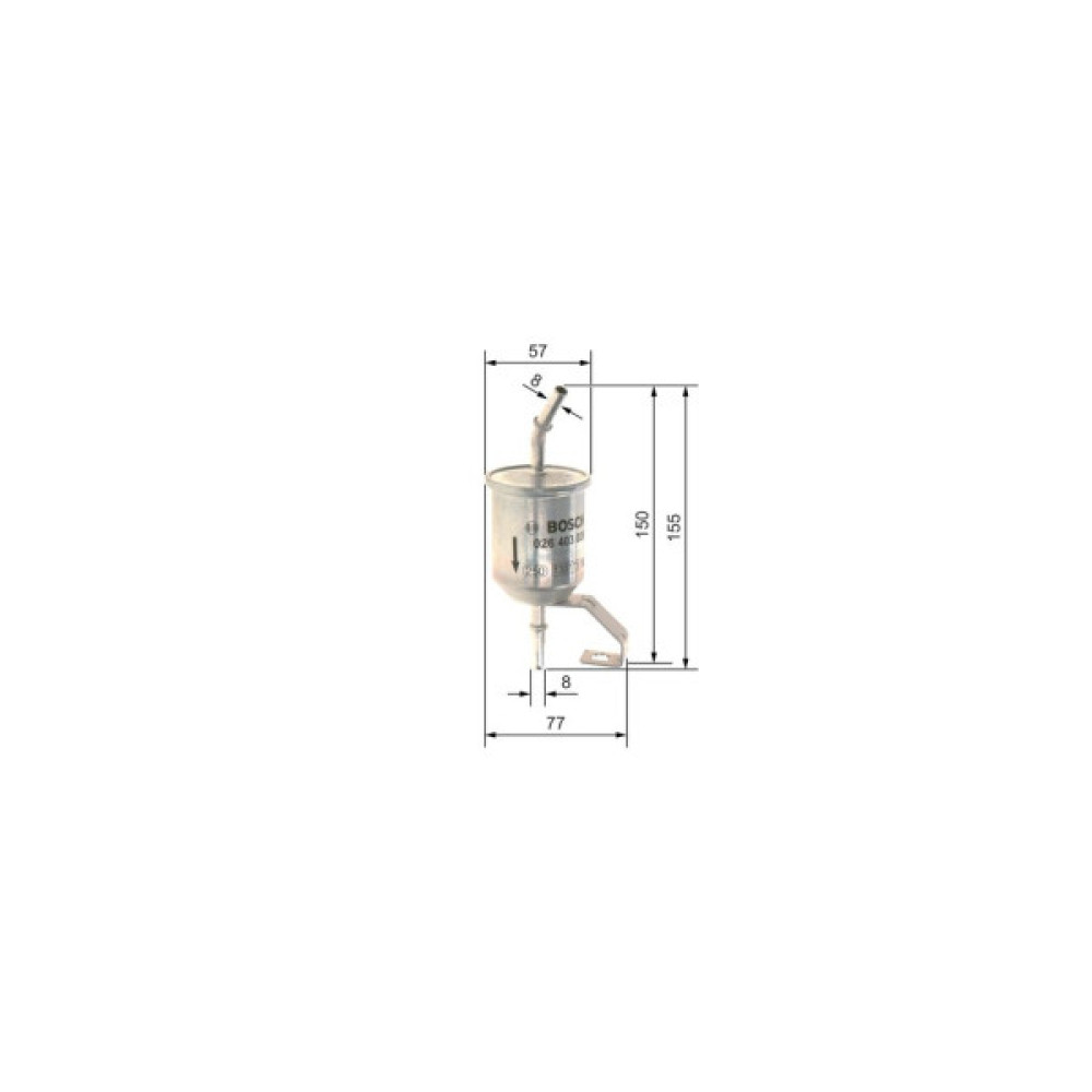 Фільтр паливний Bosch F026403026