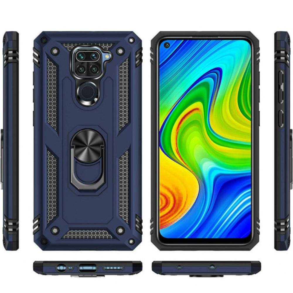 Чохол до мобільного телефона BeCover Military Xiaomi Redmi Note 9 / 10X Blue (705583) Чохол до мобільного телефона BeCover Military Xiaomi Redmi Note 9 / 10X Blue (705583)