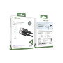 Дата кабель USB-C to USB-C 1.2m 3A 60W silicone C2-03 black Acefast (6974316280729) Дата кабель USB-C to USB-C 1.2m 3A 60W silicone C2-03 black Acefast (6974316280729)