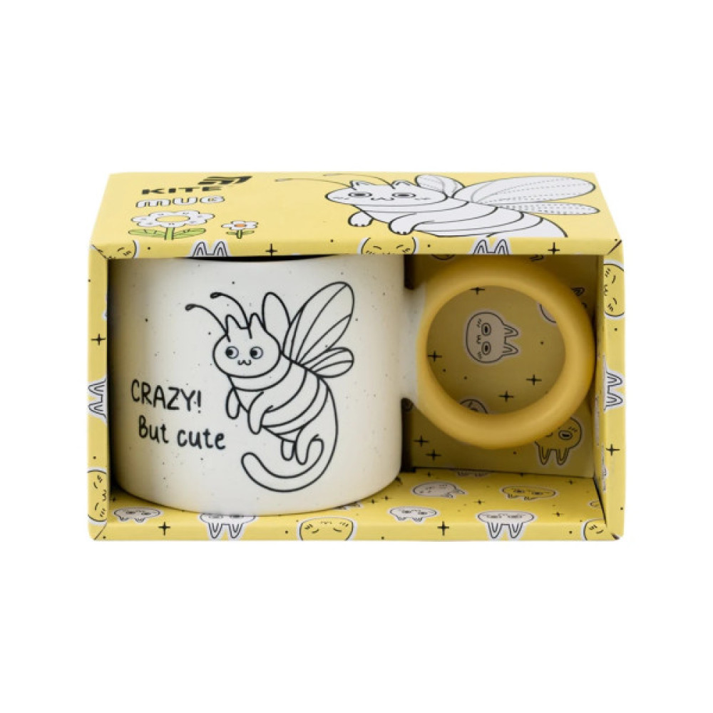 Чашка Kite 370 мл Crazy cat (K25-220-5)