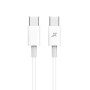 Дата кабель USB-C to USB-C 1.0m 20W CC-03W White Grand-X (CC-03W)