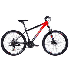 Велосипед Space 27.5" MARS DD FR рама-17" ST 2026 червоно-чорний (OPS-SP-27.5-067)