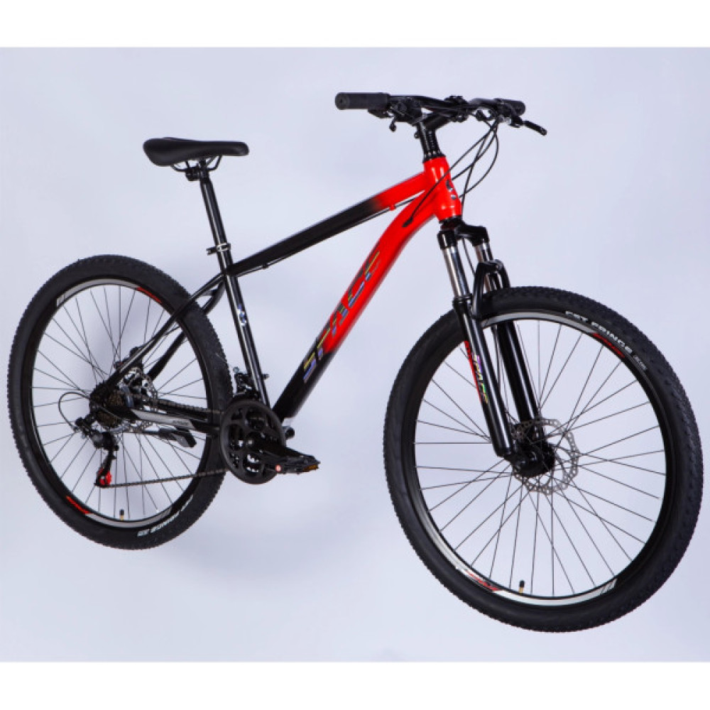 Велосипед Space 27.5" MARS DD FR рама-17" ST 2026 червоно-чорний (OPS-SP-27.5-067)