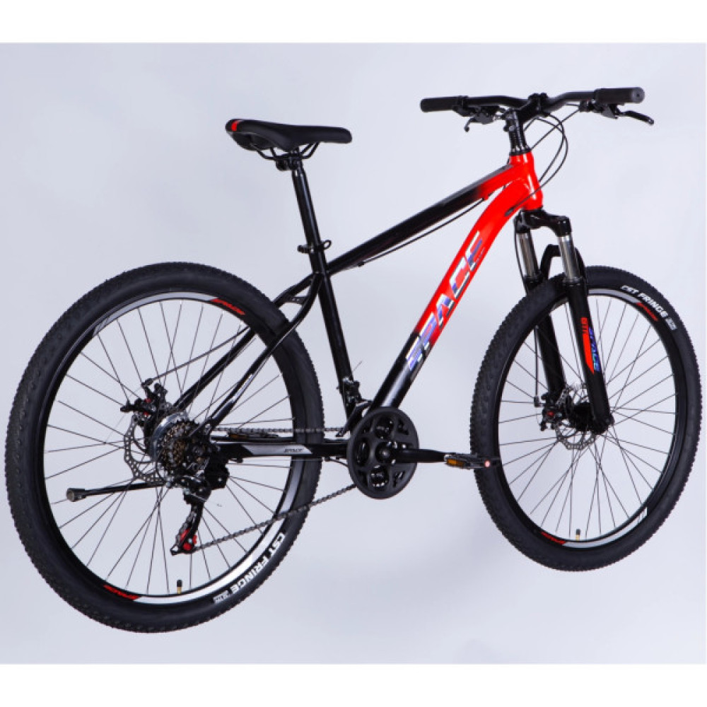 Велосипед Space 27.5" MARS DD FR рама-17" ST 2026 червоно-чорний (OPS-SP-27.5-067)
