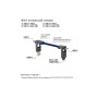 Дата кабель 6in1 inCharge X 0,14m 100W blue Rolling Square (X02WR)