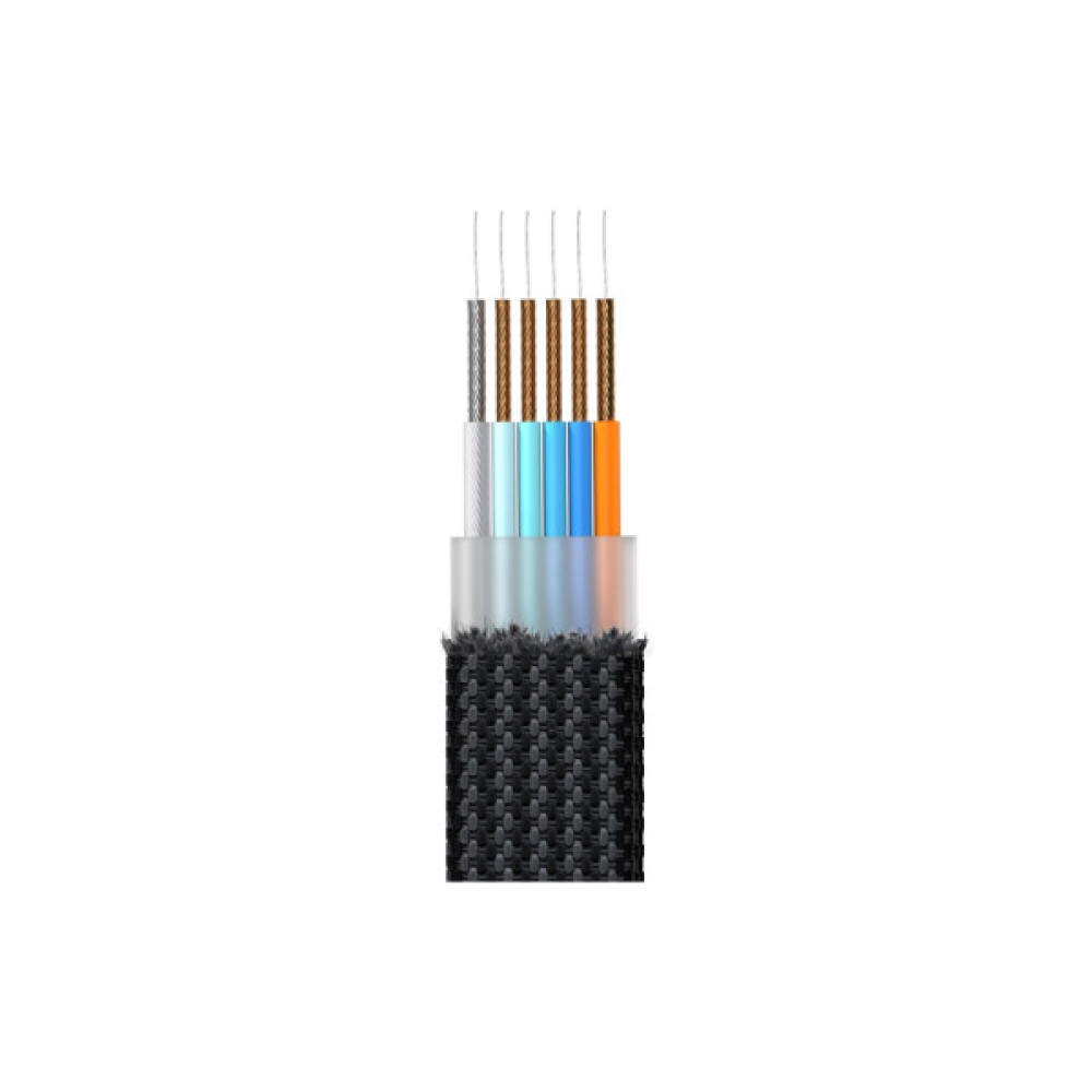 Дата кабель 6in1 inCharge X 0,14m 100W blue Rolling Square (X02WR)