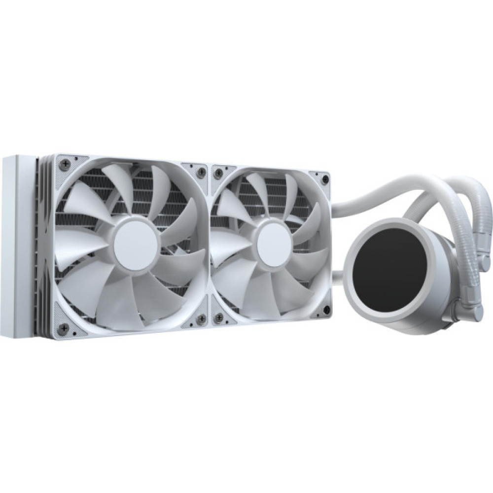 Система рідинного охолодження AeroCool Abyss L240R Digi White (ACLA-AD24117.21)