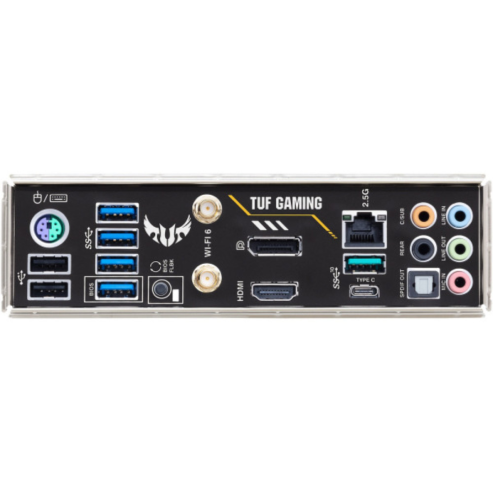 Материнcька плата ASUS TUF GAMING B550M-PLUS WIFI II sAM4 B550 4xDDR4 M.2 HDMI DP Wi-Fi BT mATX