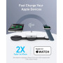 Зарядний пристрій Anker MagGo Wireless Charging Pad 15W 3-in-1 Foldable Black (B25M8H11) Зарядний пристрій Anker MagGo Wireless Charging Pad 15W 3-in-1 Foldable Black (B25M8H11)