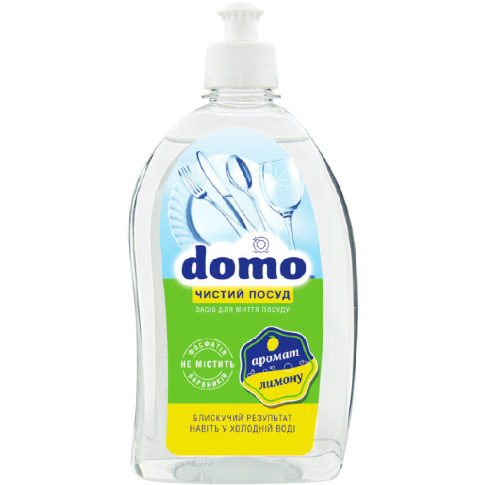 Засіб для ручного миття посуду Domo Лимон 500 мл (XD 32003)