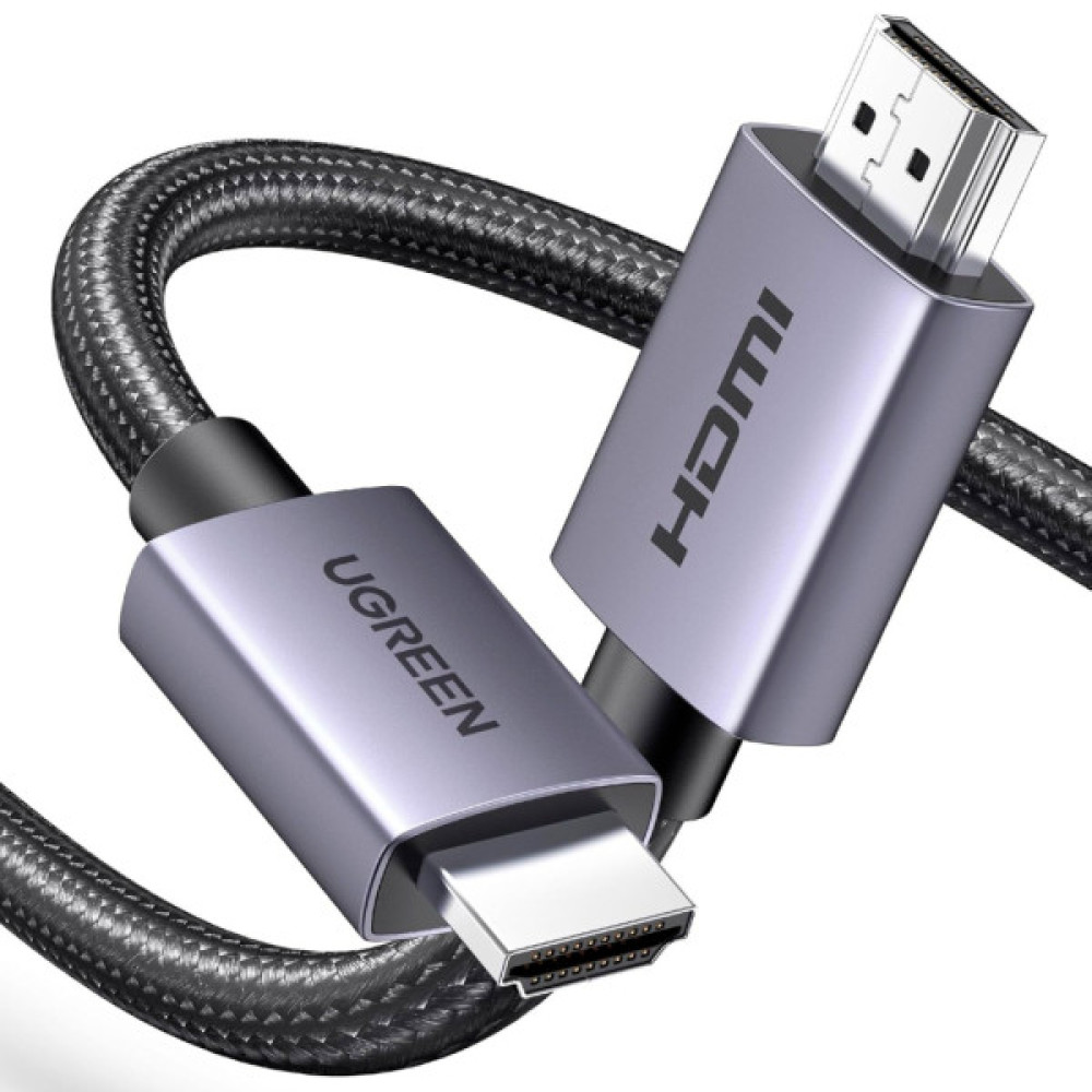 Кабель мультимедійний HDMI M to HDMI M 2.0m V2.0 4K60Hz HD153 black Ugreen (25299)
